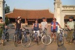 Bat Trang Ceramics village biking tour from Ha Noi