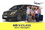 Airport Transfer Brussels Airport <-> Brussels City Center MB V Class 7 PAX