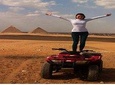 Quad bike adventure tour around the Pyramids and Sphinx