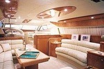 Private Island hopping from Santorini with a Ferretti 62 to Mykonos 