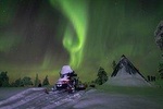 Northern Lights Snowmobile Driving Safari