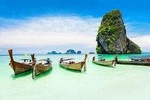 KRABI: 4 Island Snorkeling & Relax by Long Trail Boat with Lunch