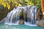 Private Erawan Waterfall & Kanchanaburi Highlights from Bangkok