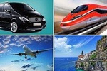 Private Transfer: From Amalfi (hotel) to Naples (hotel-airport-train station)