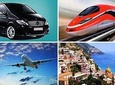 Private Transfer: From Positano (hotel) to Naples (hotel-airport-train station)