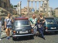 Tour Archaeological Park of Ancient Ostia in Mini Vintage Cabriolet with lunch at the port of Ostia