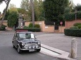 Beautiful neighbourhoods of Rome Tour by Mini Vintage Cabriolet , special drink stopover included