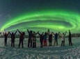 Northern Lights Hunting By Minivan, Small Group Adventure