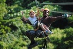 Roatan Shore Excursion: Zip Line Adventure with City Tour Shopping and Beach