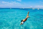 Cala Comte and Cala Bassa Beach Hopping Cruise, Paddle Surf-Snorkel-Drinks- FYB