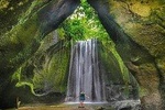 Day trip to Tukad Cepung Waterfall, Penglipuran Village, and Volcano View