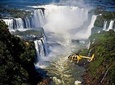 Helicopter flight over Iguazu Falls