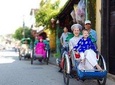 Hoi An Cyclo Tour In Vietnam Traditional Ao Dai
