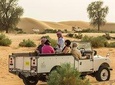 Private Vintage Land Rover Heritage Desert Safari- 4 Course Dinner & Activities