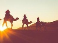 Sunset or Sunrise Camel ride in the Sahara Desert of Douz