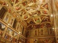 Sistine Chapel at night with Vatican Museums