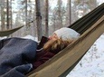 Cocooning in the HaliPuu forest: The ultimate Arctic hammock relaxation