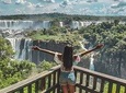 Airport IGU Round Trip & Iguassu Falls Brazilian side & Bird Park 