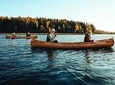 Premium guided Canoe Tour in lake Plateliai Handcrafted inventory and picnic set