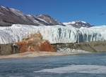 See Blood Falls at Taylor Glacier, Antarctica