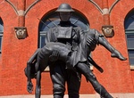 See 'Rainbow Soldier' Sculpture at Union Station, Montgomery, Alabama
