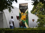 See Berlin Wall Segment in Kingston, Jamaica