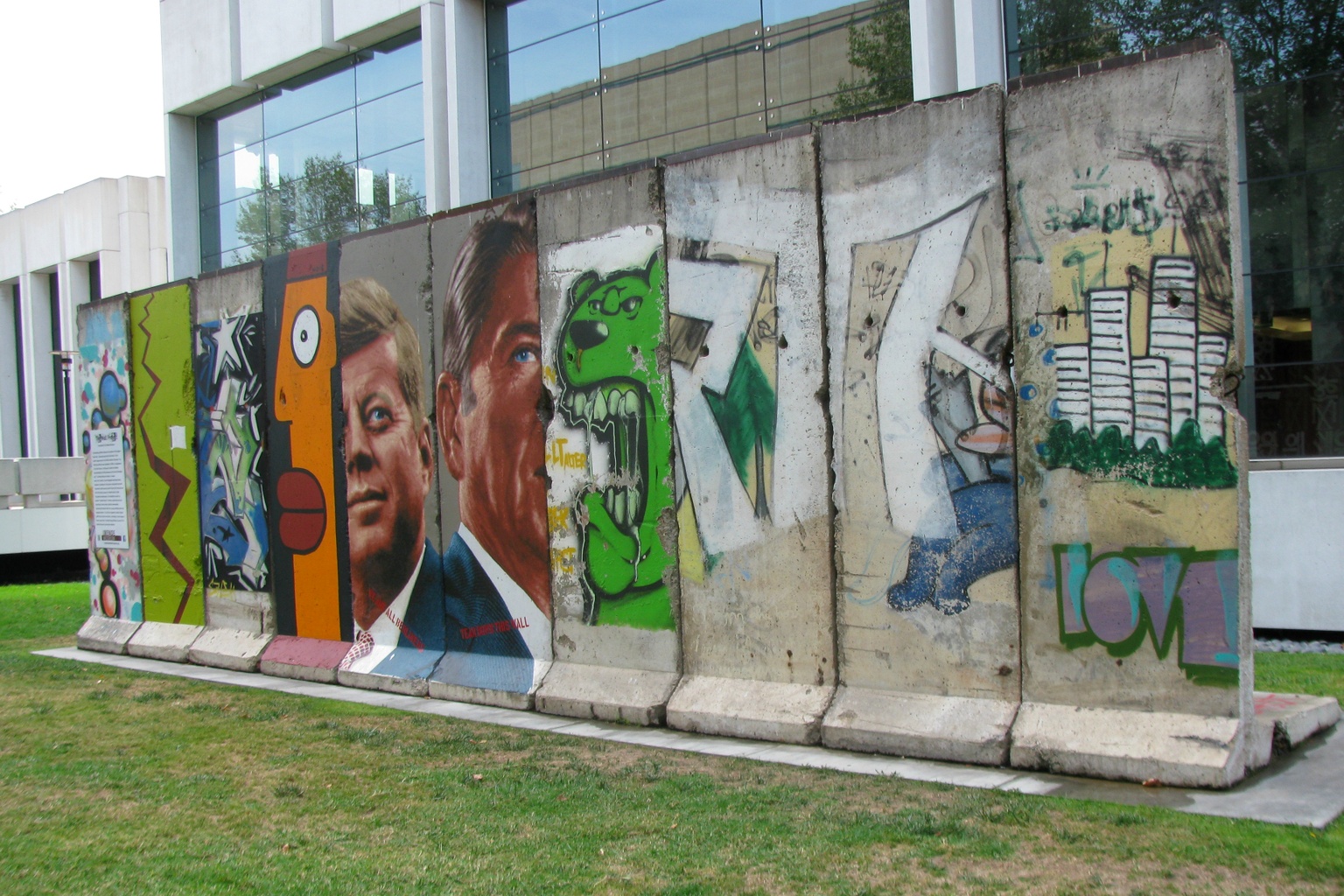 Berlin Wall Segments on Wilshire Boulevard