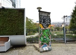 See Berlin Wall Segment near European Parliament, Brussels, Belgium