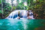 Private Tour to Kanchanaburi Erawan Waterfall and Elephant Care