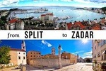 Private Transfer from Split to Zadar with 2 Sightseeing Stops