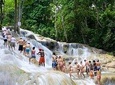 Dunn's River Falls Climb plus Ziplines, ATV, Horse Ride & Swim from Montego Bay