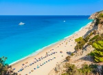 Relax on Egremni Beach, Lefkada, Greece