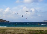 Kitesurf Korfos Beach, Mykonos Island, Greece