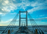 Cross The Golden Gate Bridge Of The Highlands, Iceland