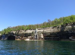 Kayak to Rainbow Cave, Pictured Rocks National Lakeshore, Michigan