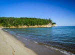 Camp at Chapel Beach Campground, Pictured Rocks National Lakeshore, Michigan