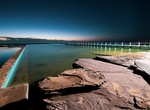 Swim at North Narrabeen Rockpool, Narrabeen, NSW, Australia