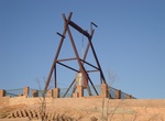 See The Big Winch in Coober Pedy, South Australia