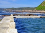 Swim at Merewether Ocean Bath, Newcastle, New South Wales, Australia