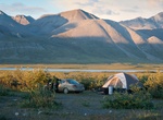 Camp at Galbraith Lake Campground, Alaska