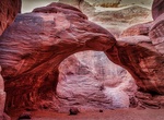 Hike to Sand Dune Arch, Arches National Park, Utah