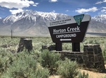 Camp at Horton Creek Campground, Bishop, California