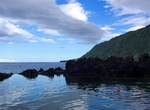 Relax at Piscina Natural "Simão Dias", Fajã do Ouvidor, São Jorge Island, Azores Islands