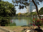 Relax at Lumpini Park, Bangkok, Thailand
