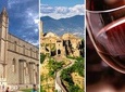 Civita di Bagnoregio + Orvieto + Montepulciano WineTaste Private Tour from Rome