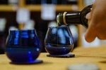 Tasting of extra virgin olive oil in the shop
