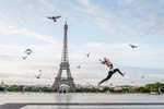Photo shoot in the Eiffel Tower area