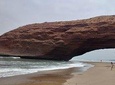 Magical beach legzira and famous arches with meals.