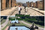 Pompeii & Royal Palace of Caserta Private Tour from Rome