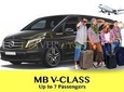 Business MINIVAN Transfer from Brussels Airport to City Center MB V Class 7 PAX